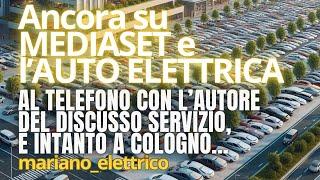 VIDEO TAGLIATO dopo CLAIM Copyright/ MEDIASET e l’AUTO ELETTRICA / al TELEFONO con il giornalista!