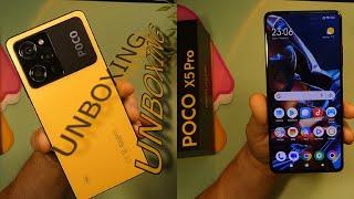 POCO X5 PRO 5G 8/256 GB  YELLOW -  UNBOXING & (DEEP)   HANDS ON *MIUI 14* ‍