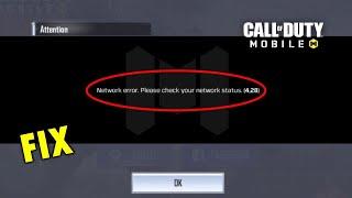 Fix Call of Duty Mobile Network Error in Android Phone