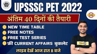 UPSSSC PET 2022 PREPARATION STRATEGY | LAST 40 DAYS STUDY PLAN | PET EXAM KI TAIYARI KAISE KARE