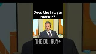 TV Host: "If You Happen to Get a DUI, why is it Important to Get the DUI Guy, the RIGHT Guy?"