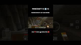 Minecraft 12 ️ 12 | Going back to the base #minecraft #minecraftshorts #gaming #shorts