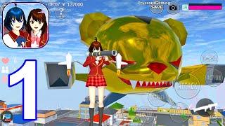 SAKURA School Simulator - Gameplay Walkthrough Part 1 UFO Mission 2 (Android,iOS)
