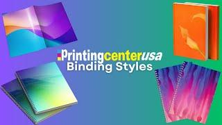 Our Binding Options at Printing Center USA