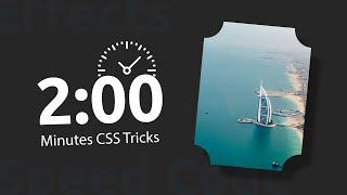 Corner Cutout Div Shape | Quick CSS Tricks