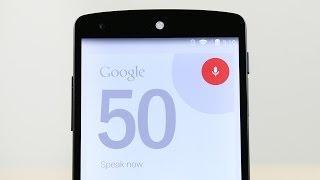 50 Google Now Voice Commands