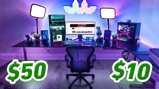 CHEAP & EASY Ways to IMPROVE DESK SETUP