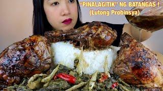 “PALAGITIK” NG BATANGAS | SPICY LAING MUKBANG! | MUKBANG PH