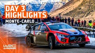 Day 3 Highlights | WRC Rallye Monte-Carlo 2025