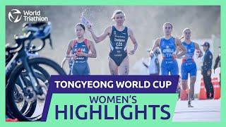 Race Highlights | 2024 TONGYEONG WORLD TRIATHLON CUP | Women