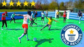 WORLD'S BIGGEST SLIP 'N' SLIDE FOOTBALL MATCH EVER!! ️