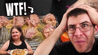 Pro Chef's Honest Reaction to the Worst MEATBALLS EVER by Kay Cooking