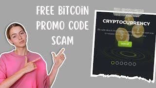 Free bitcoin promo code scam explained