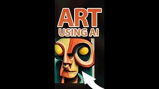 How to use AI to Create Amazing Art #shorts