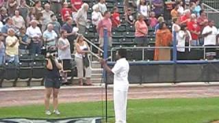 Ian Holmes II sings the National Anthem (American Idol Season 4 contestant)