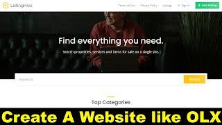 How to create a website like Olx | How to Make Classified Ads Listing Website like CraigsList OLX