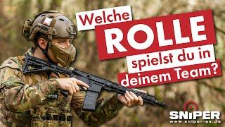 Welche ROLLEN gibt es so aufm Airsoft Spielfeld? | Dennis erklärt