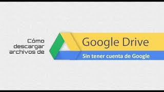 Acceder a Drive sin cuenta de Google