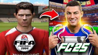 I Restarted CRISTIANO RONALDO's Career from FIFA 04 to FC 25