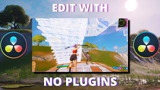 3 *INSANE* EFFECTS for your Next Fortnite Montage (NO PLUGINS) Davinci Resolve