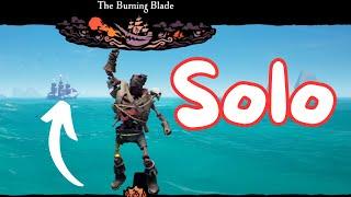 Burning blade solo chaos in sea of thieves