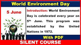 Essay on World Environment Day In English 2024 | World Environment Day Essay 2024