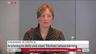 Live: Pressekonferenz der Polizei Krefeld zum tragischen Feuer im Zoo