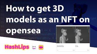 How to get 3D models as an NFT on Opensea