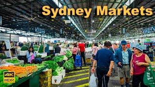 Sydney Australia Walking Tour - Biggest and Oldest Markets in Australia | 4K HDR