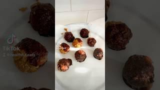 Healthy Peanut Butter & Weetbix Balls | Protein-2.4g Carbs-15g Cal-97 #healthy #snacks #fyp #asmr