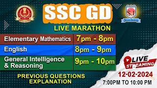 SSC GD LIVE MARATHON | ARITHMETIC | ENGLISH | REASONING |#shyaminstitute