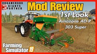 Amazone AD-P 303 Super mod review fs19 #farmingsimulator ls19 mods #fs19modsreview