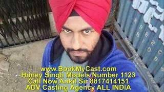 Honey Singh Models Number 1123 BookMyCast ADV Casting Agency ALL INDIA