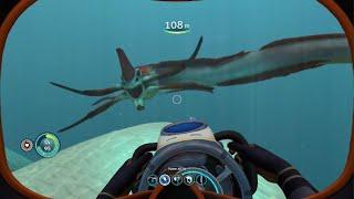 Seaglide vs Reaper Leviathan | Subnautica