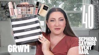 What I picked up at the Sephora Savings Event + GRWM for my 40th Birthday!!! 