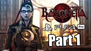 BAYONETTA REMASTER Gameplay Walkthrough Part 1 - All Collectibles | No Commentary (PS4 PRO)
