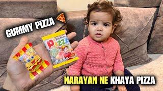 Narayan Ne Khaya Pizza  | Gummy Pizza Candy | Honey Lottey Vlogs