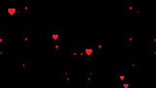 New black screen heart particles for kinemaster[Editing,avee player,WhatsApp status]