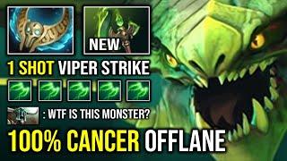 How to 100% Totally Delete Offlane in 7.35 with New Item Parasma Cancer Poison Viper Dota 2