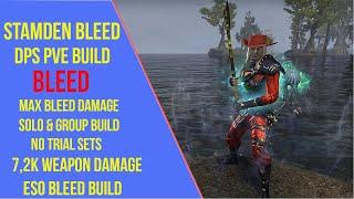 ESO Stamina Warden Bleed DPS PVE Build - Bleed - High Isle - Bleed DPS Build PVE