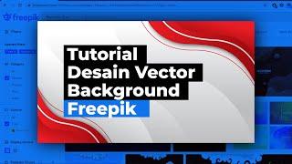 Vector Background Design for Freepik | Tutorial Adobe Illustrator Indonesia