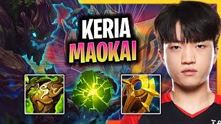 KERIA IS READY TO PLAY MAOKAI! | T1 Keria Plays Maokai Support vs Leona!  Season 2024