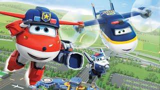  Super Wings 3 Mission Team! Ambulance | Fire truck | Police car | Excavator 