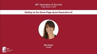 From the MIT GenAI Summit: A Crash Course in Generative AI