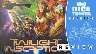 Twilight Inscription Review: Twilight Imperium Roll and Write?