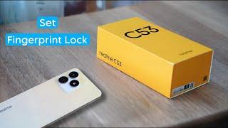 How to Set Fingerprint Lock in Realme C53 | Realme C53 me Fingerprint Kaise Lagaye