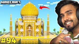 TECHNO GAMERZ BUILD THE TAJ MAHAL IN MINECRAFT | TECHNO GAMERZ I UJJWAL GAMING