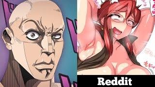 Pokemon Female Edition | Anime vs Reddit (the rock reaction meme)