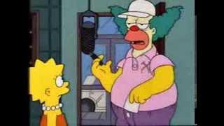 Krusty siempre graba como un profesional