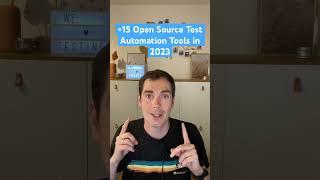 Open Source #TestAutomation Tools in 2023  #softwaretesting #testing